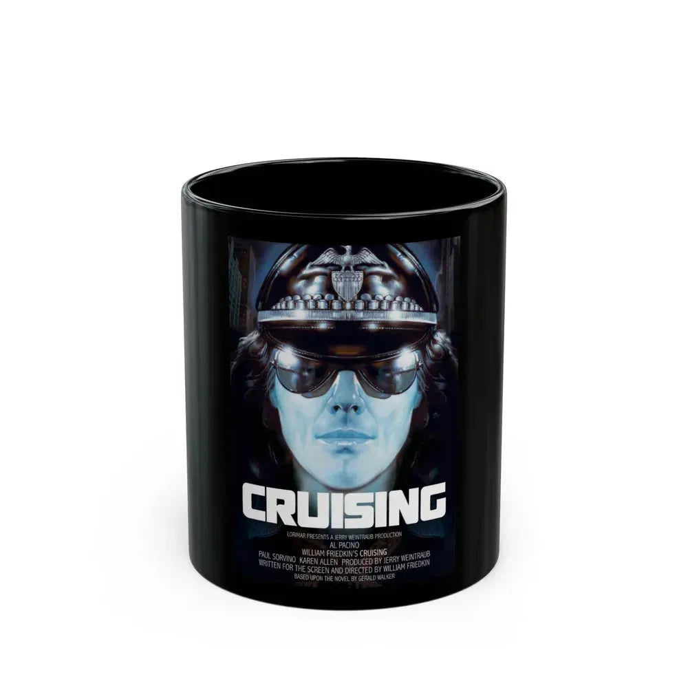 CRUISING 1980 Movie Poster - Black Coffee Mug 11oz - Go Mug Yourself