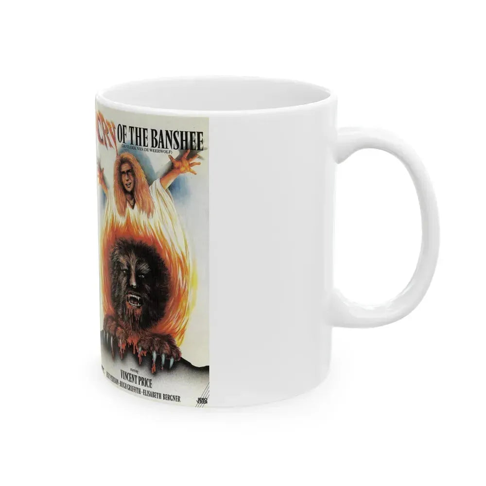 CRY OF THE BANSHEE (VHS COVER) - White Coffee Mug - Go Mug Yourself