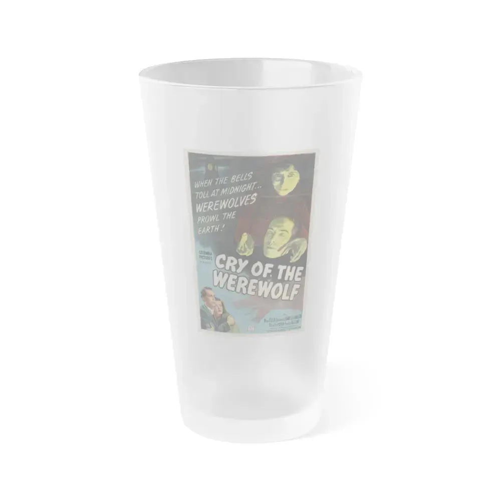 CRY OF THE WEREWOLF 1944 Movie Poster - Frosted Pint Glass 16oz 16oz Frosted - Go Mug Yourself