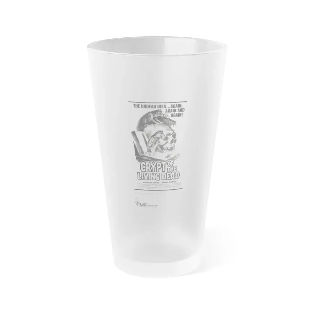 CRYPT OF THE LIVING DEAD (HANNAH QUEEN OF THE VAMPIRES) 1973 Movie Poster - Frosted Pint Glass 16oz 16oz Frosted - Go Mug Yourself