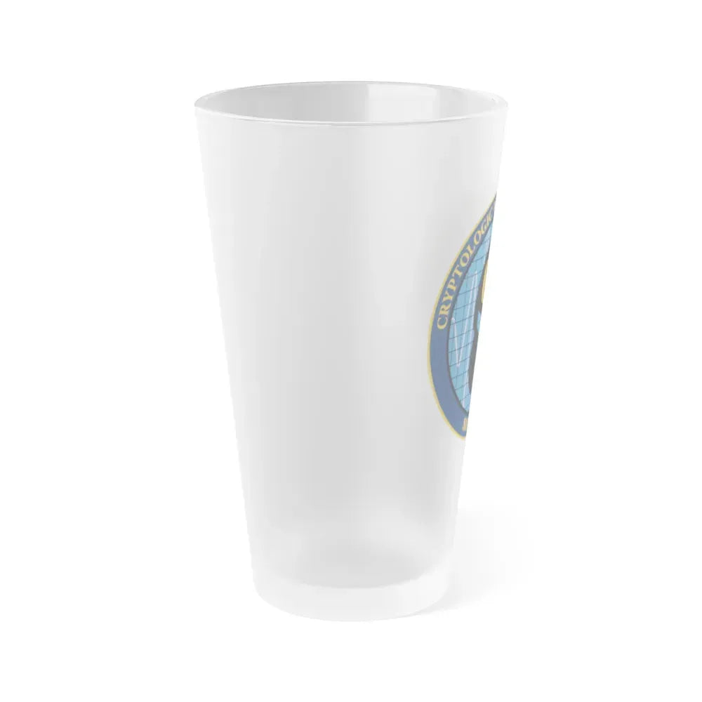 Cryptologic Warfare Activity 66 (U.S. Navy) Frosted Pint Glass 16oz - Go Mug Yourself