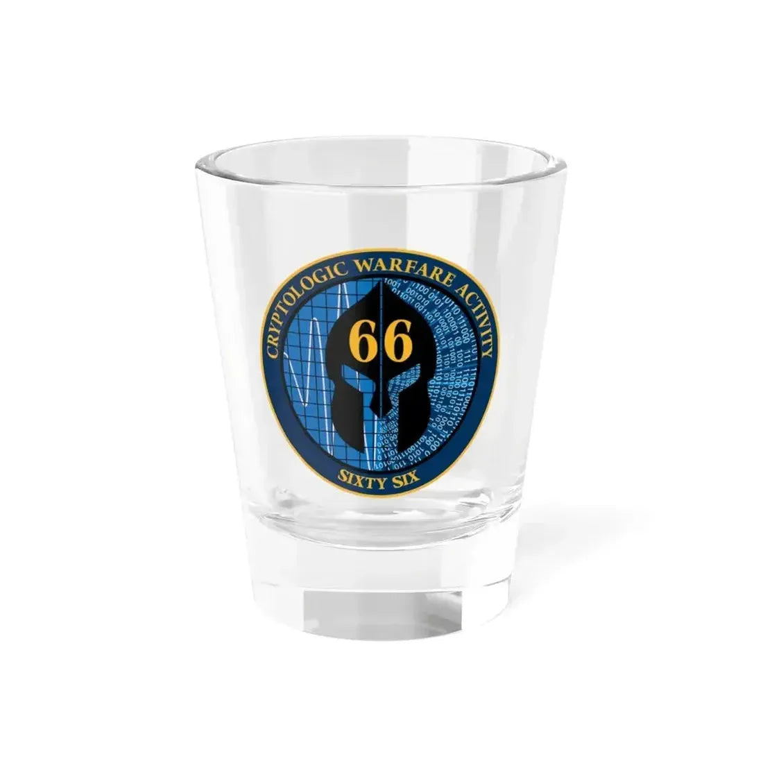 Cryptologic Warfare Activity 66 (U.S. Navy) Shot Glass 1.5oz 1.5oz - Go Mug Yourself