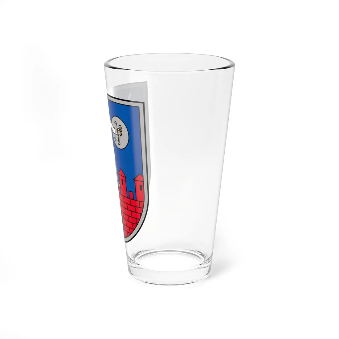 Cēsu novads COA 2010-2021 (Latvia) (Coat of Arms) Pint Glass 16oz - Go Mug Yourself
