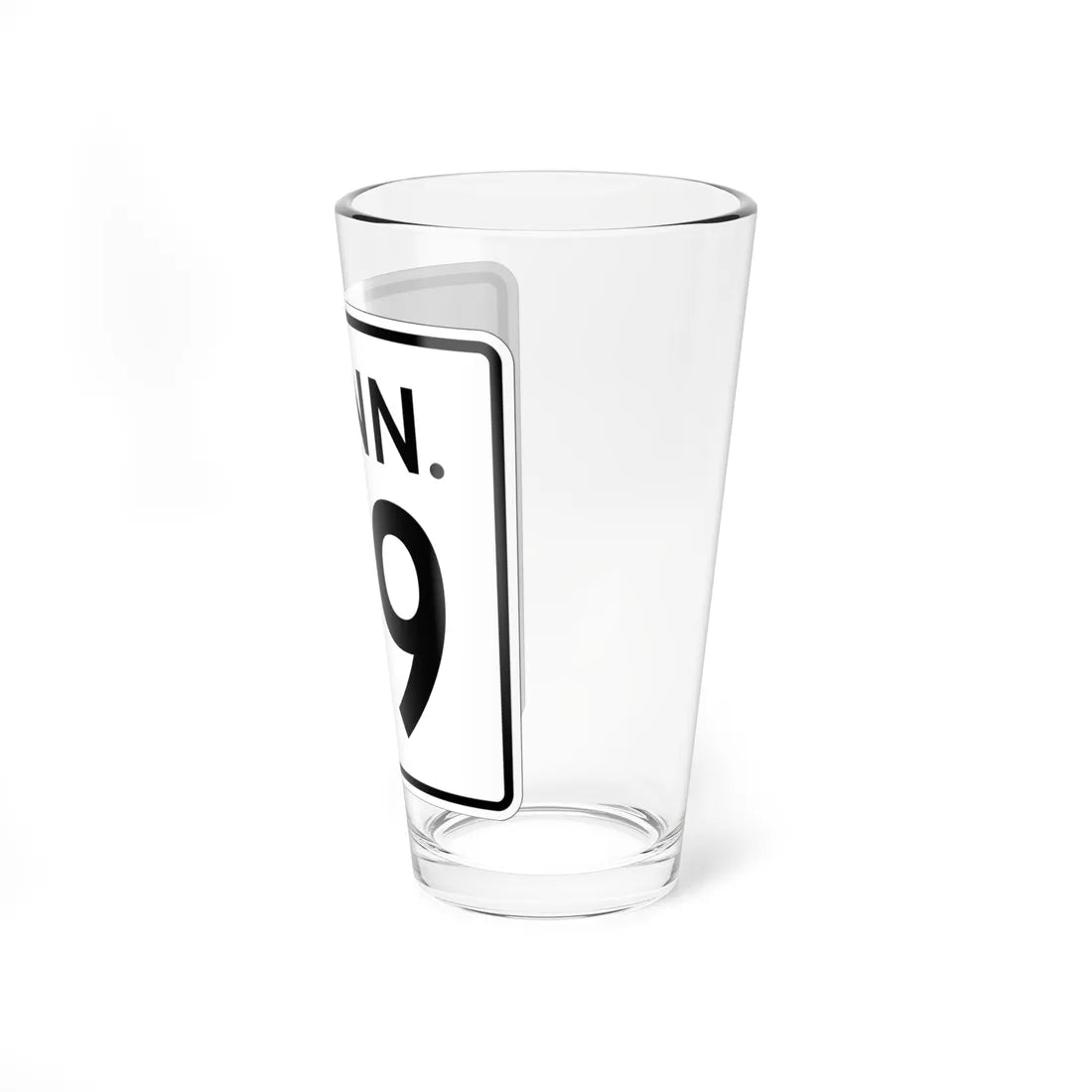 CT 119 1956 (Connecticut) (Road Sign) Pint Glass 16oz - Go Mug Yourself