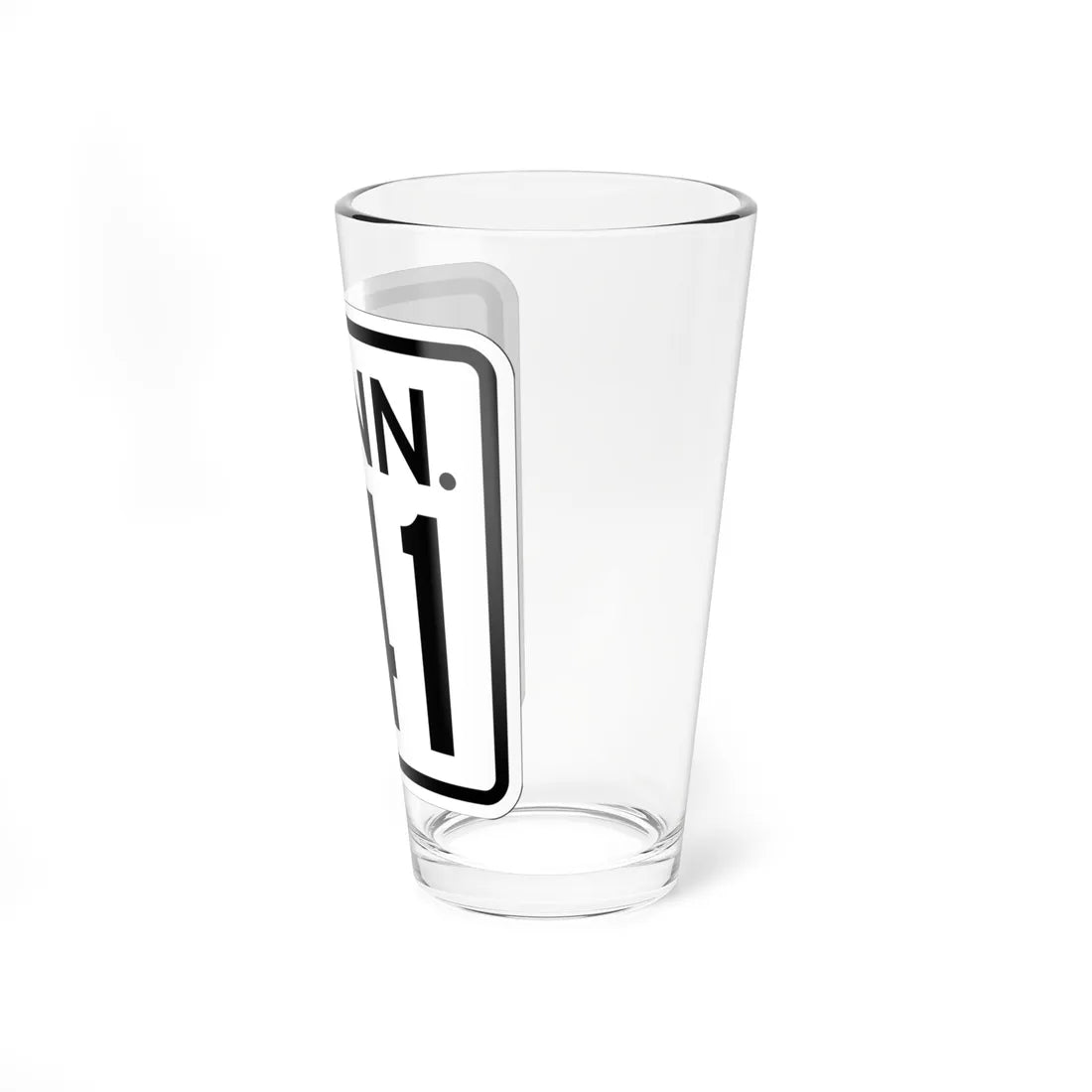 CT 141 1948 (Connecticut) (Road Sign) Pint Glass 16oz - Go Mug Yourself