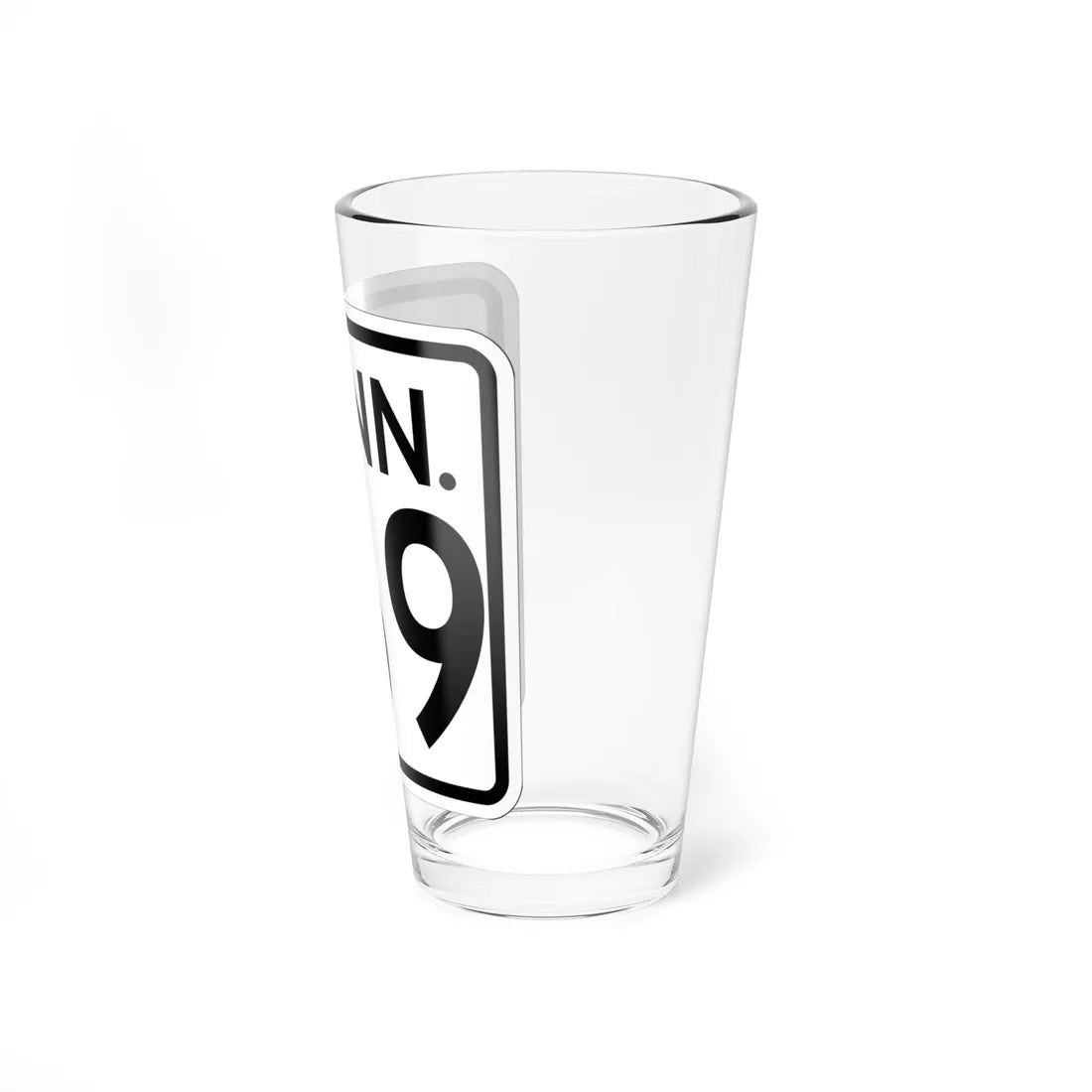 CT 169 1948 (Connecticut) (Road Sign) Pint Glass 16oz - Go Mug Yourself