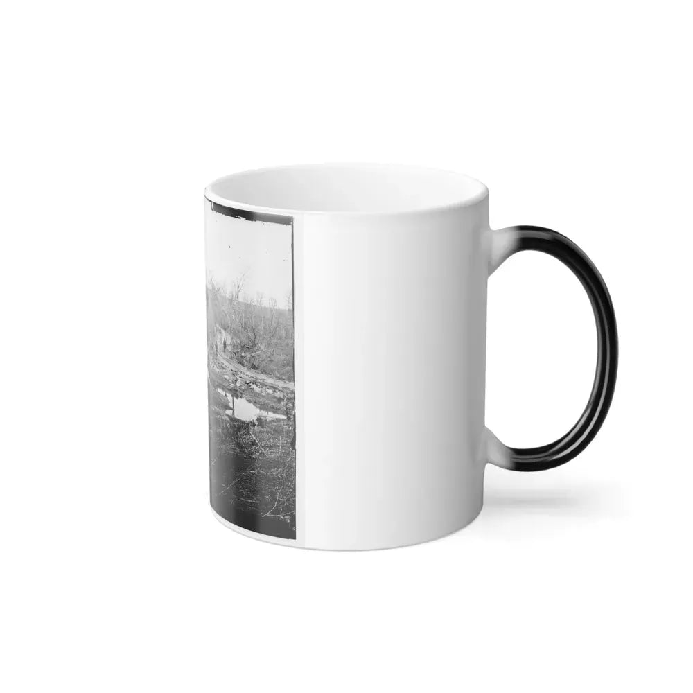 Cub Run, Va. View With Destroyed Bridge (U.S. Civil War) Color Changing Coffee Mug 11oz - Go Mug Yourself