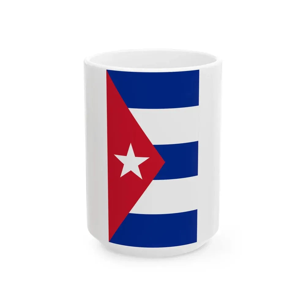 Cuba Air force fin flash (Cuba) White Coffee Mug 15oz - Go Mug Yourself