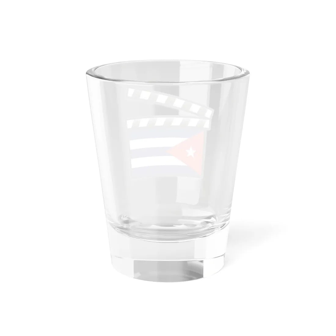 Cuba film clapperboard (Cuba) Shot Glass 1.5oz - Go Mug Yourself