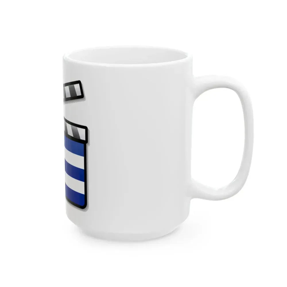 Cuba film clapperboard (Cuba) White Coffee Mug - Go Mug Yourself
