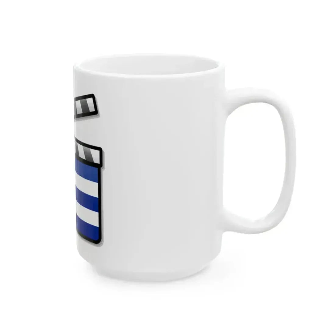 Cuba film clapperboard (Cuba) White Coffee Mug - Go Mug Yourself