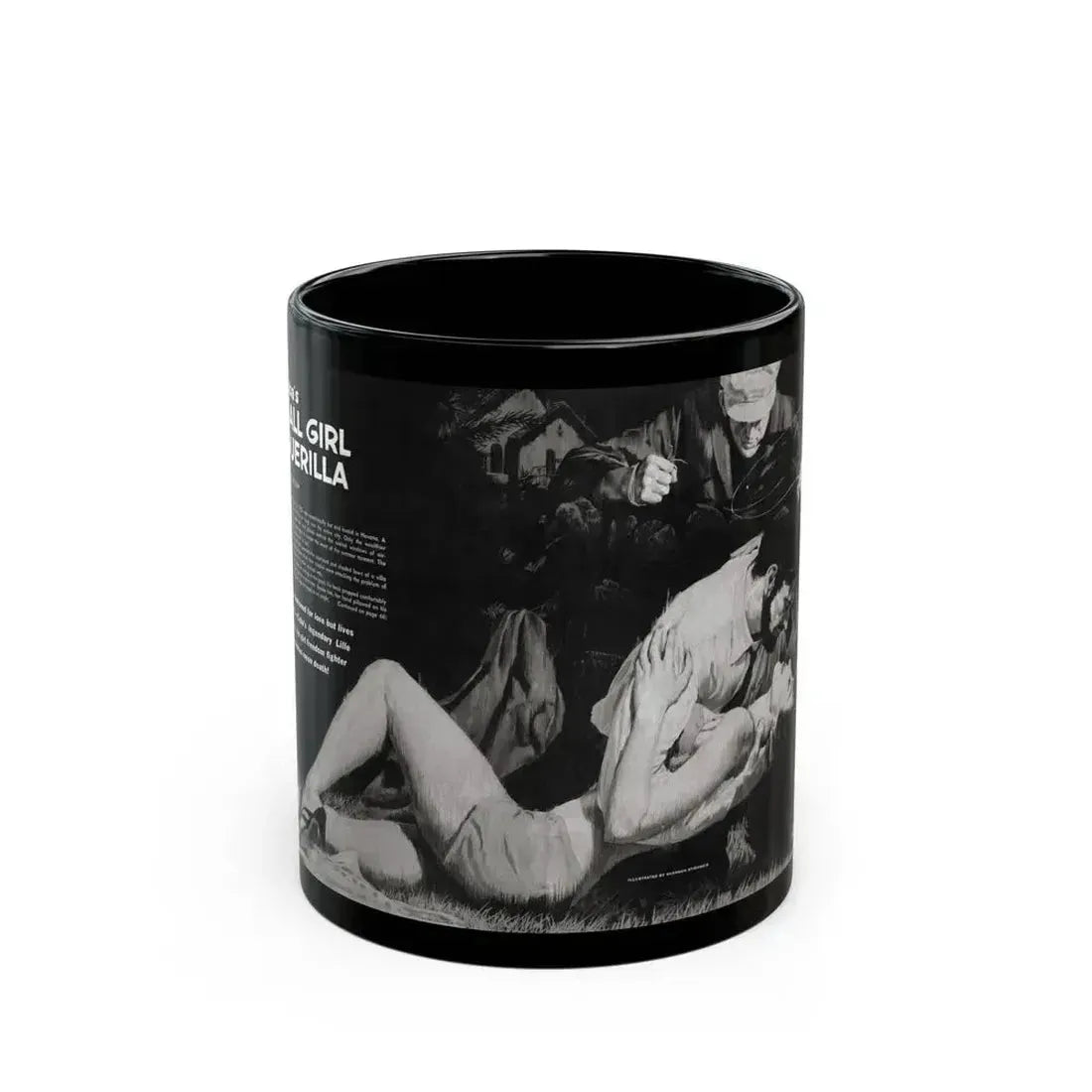 Cuba's Call Girl Guerilla, Adventure, December 1963 - Black Coffee Mug 11oz - Go Mug Yourself