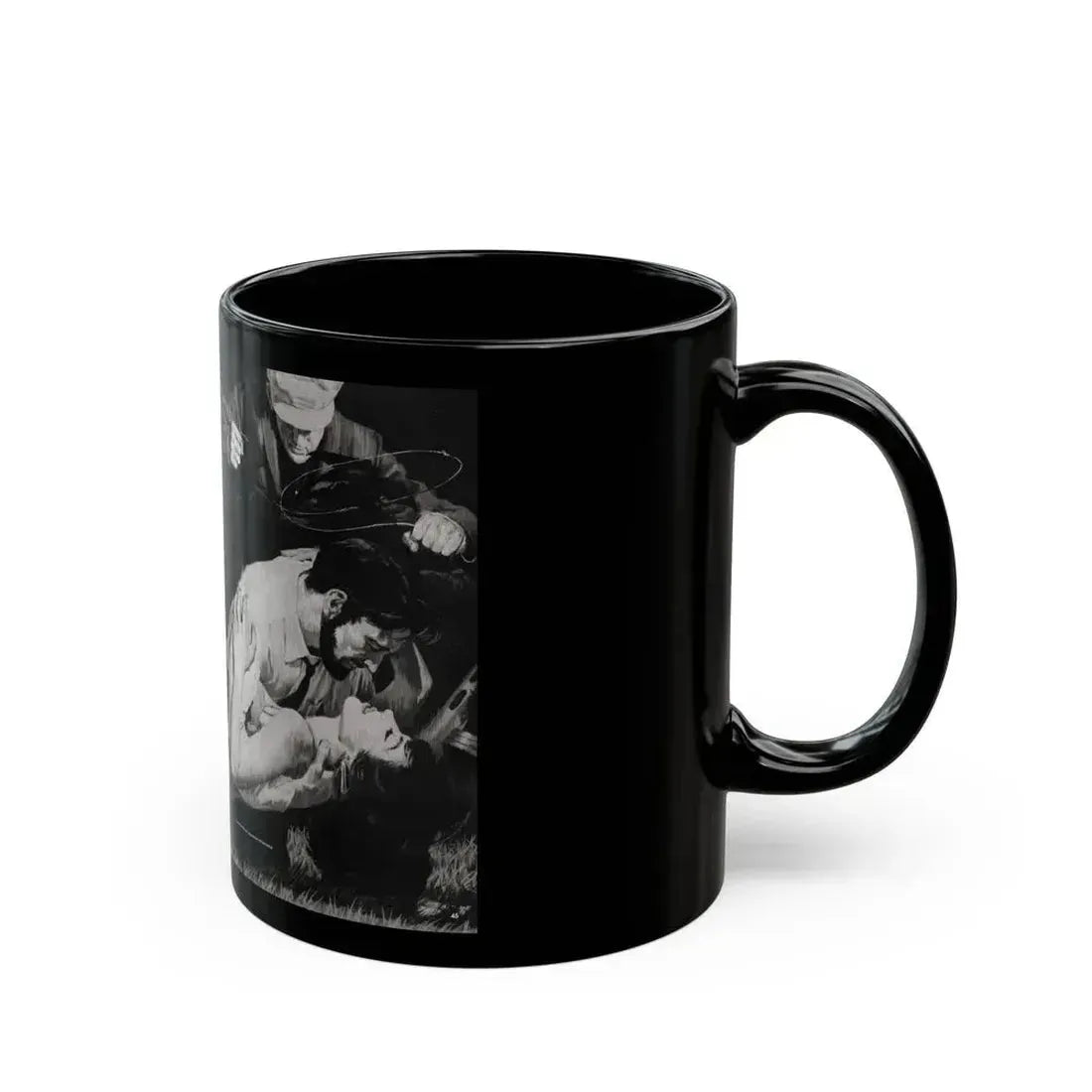 Cuba's Call Girl Guerilla, Adventure, December 1963 - Black Coffee Mug - Go Mug Yourself