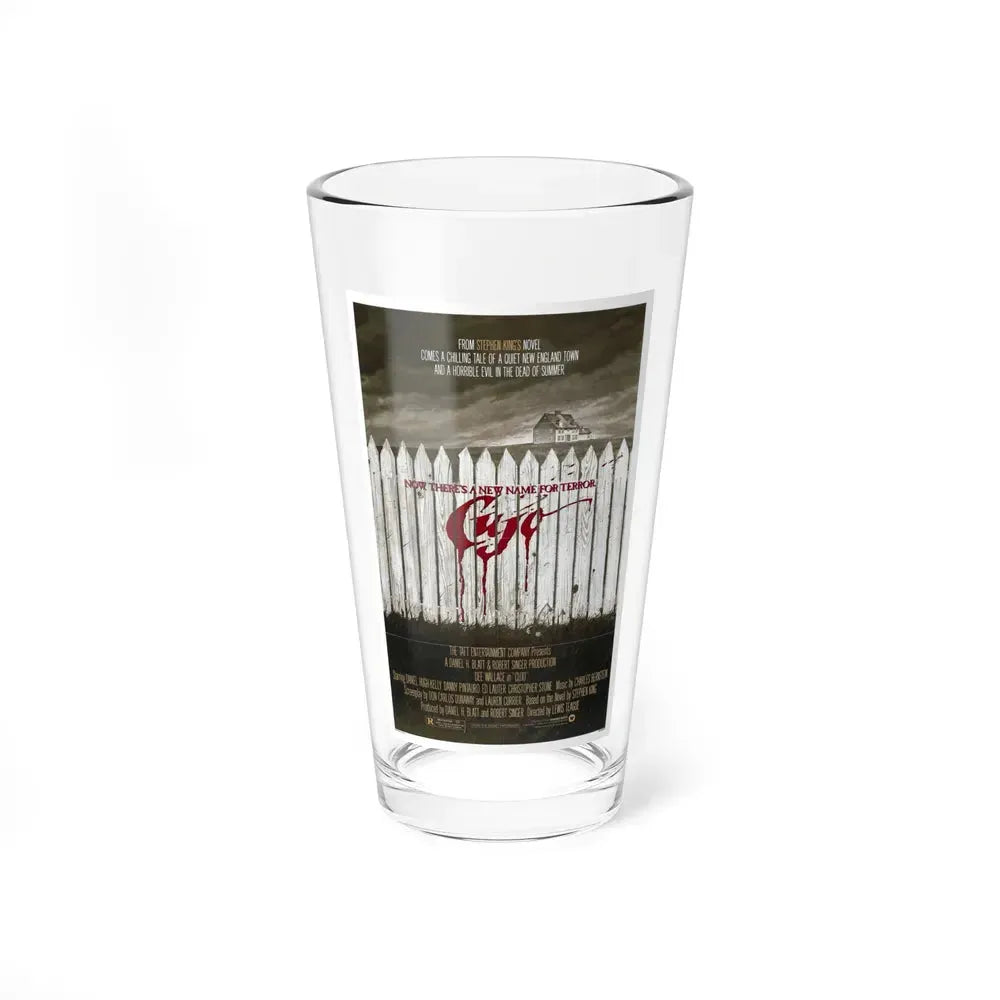 CUJO (TEASER) 1983 Movie Poster - Pint Glass 16oz 16oz - Go Mug Yourself