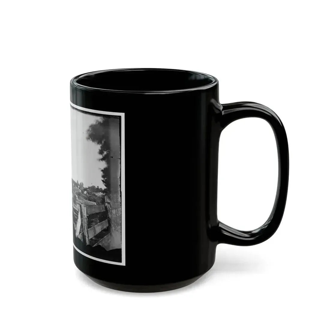 Culpeper, Va. Approach To Town, With Photographer's Wagon In Foreground (U.S. Civil War) Black Coffee Mug - Go Mug Yourself