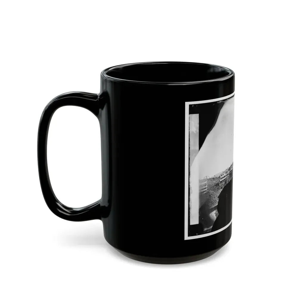 Culpeper, Va. Approach To Town, With Photographer's Wagon In Foreground (U.S. Civil War) Black Coffee Mug - Go Mug Yourself