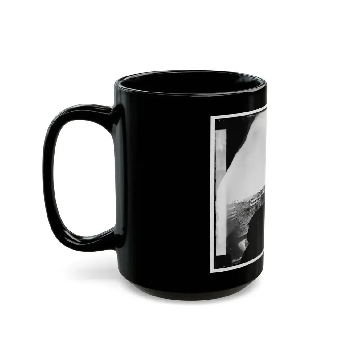 Culpeper, Va. Approach To Town, With Photographer's Wagon In Foreground (U.S. Civil War) Black Coffee Mug - Go Mug Yourself