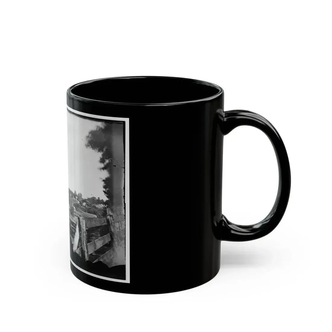 Culpeper, Va. Approach To Town, With Photographer's Wagon In Foreground (U.S. Civil War) Black Coffee Mug - Go Mug Yourself