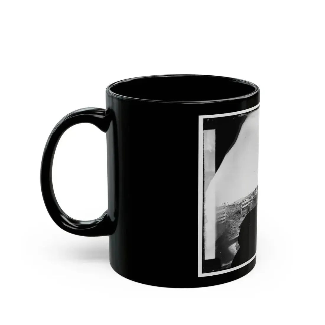 Culpeper, Va. Approach To Town, With Photographer's Wagon In Foreground (U.S. Civil War) Black Coffee Mug - Go Mug Yourself