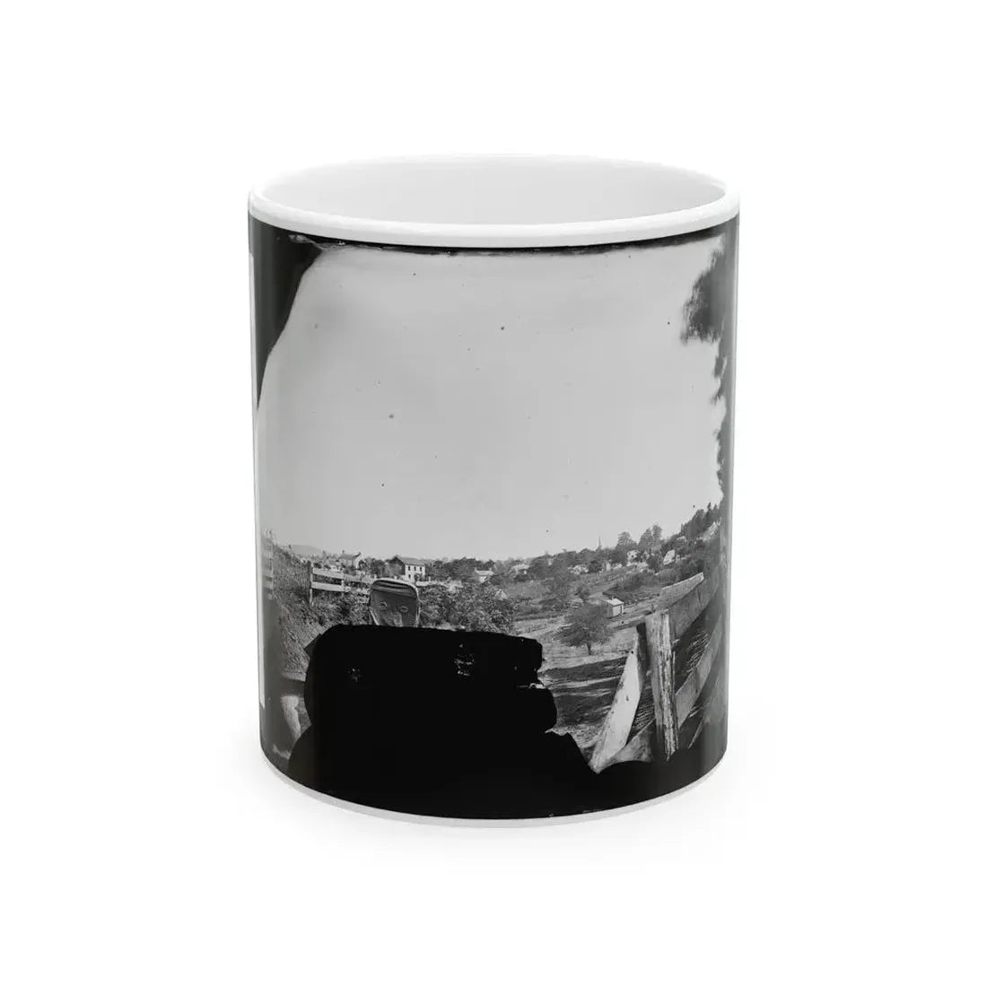 Culpeper, Va. Approach To Town, With Photographer's Wagon In Foreground (U.S. Civil War) White Coffee Mug 11oz - Go Mug Yourself