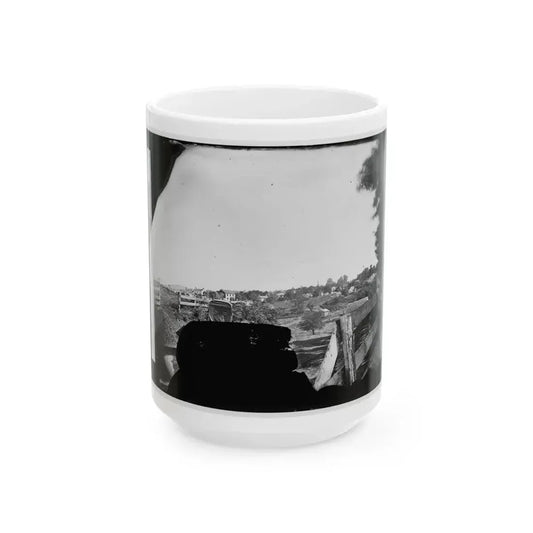 Culpeper, Va. Approach To Town, With Photographer's Wagon In Foreground (U.S. Civil War) White Coffee Mug 15oz - Go Mug Yourself