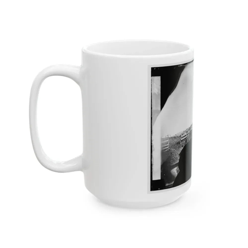 Culpeper, Va. Approach To Town, With Photographer's Wagon In Foreground (U.S. Civil War) White Coffee Mug - Go Mug Yourself