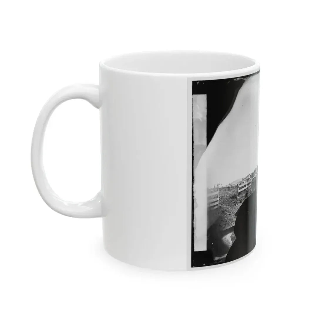 Culpeper, Va. Approach To Town, With Photographer's Wagon In Foreground (U.S. Civil War) White Coffee Mug - Go Mug Yourself
