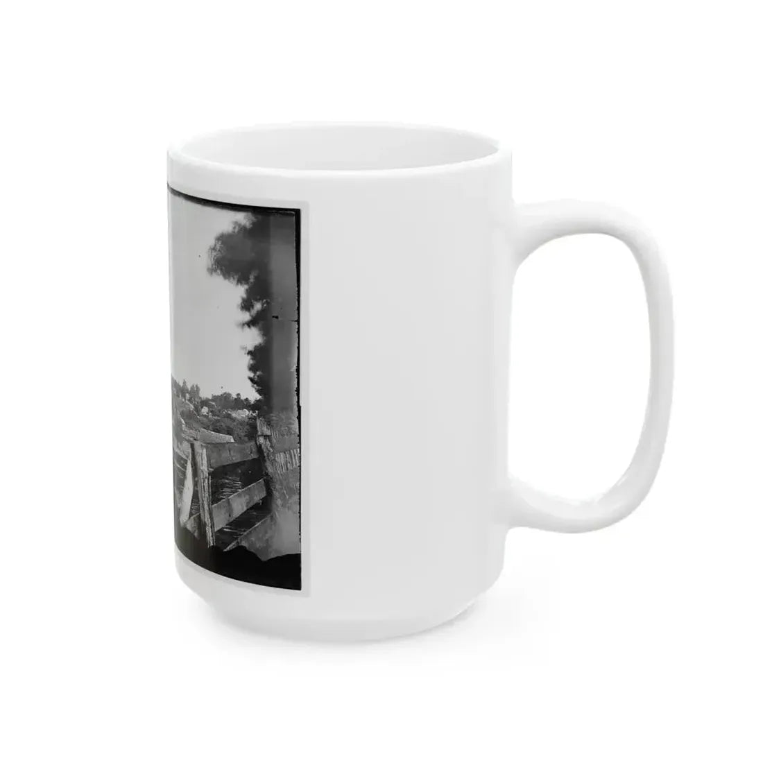 Culpeper, Va. Approach To Town, With Photographer's Wagon In Foreground (U.S. Civil War) White Coffee Mug - Go Mug Yourself