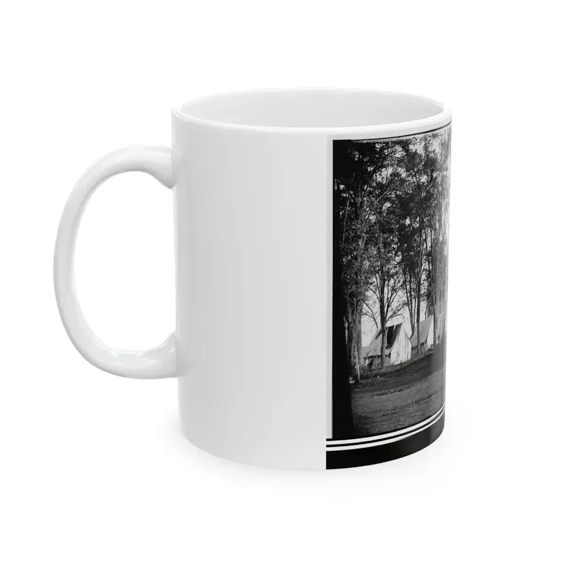 Culpeper, Va. Gen. George G. Meade's Headquarters, Wallack's House (U.S. Civil War) White Coffee Mug - Go Mug Yourself