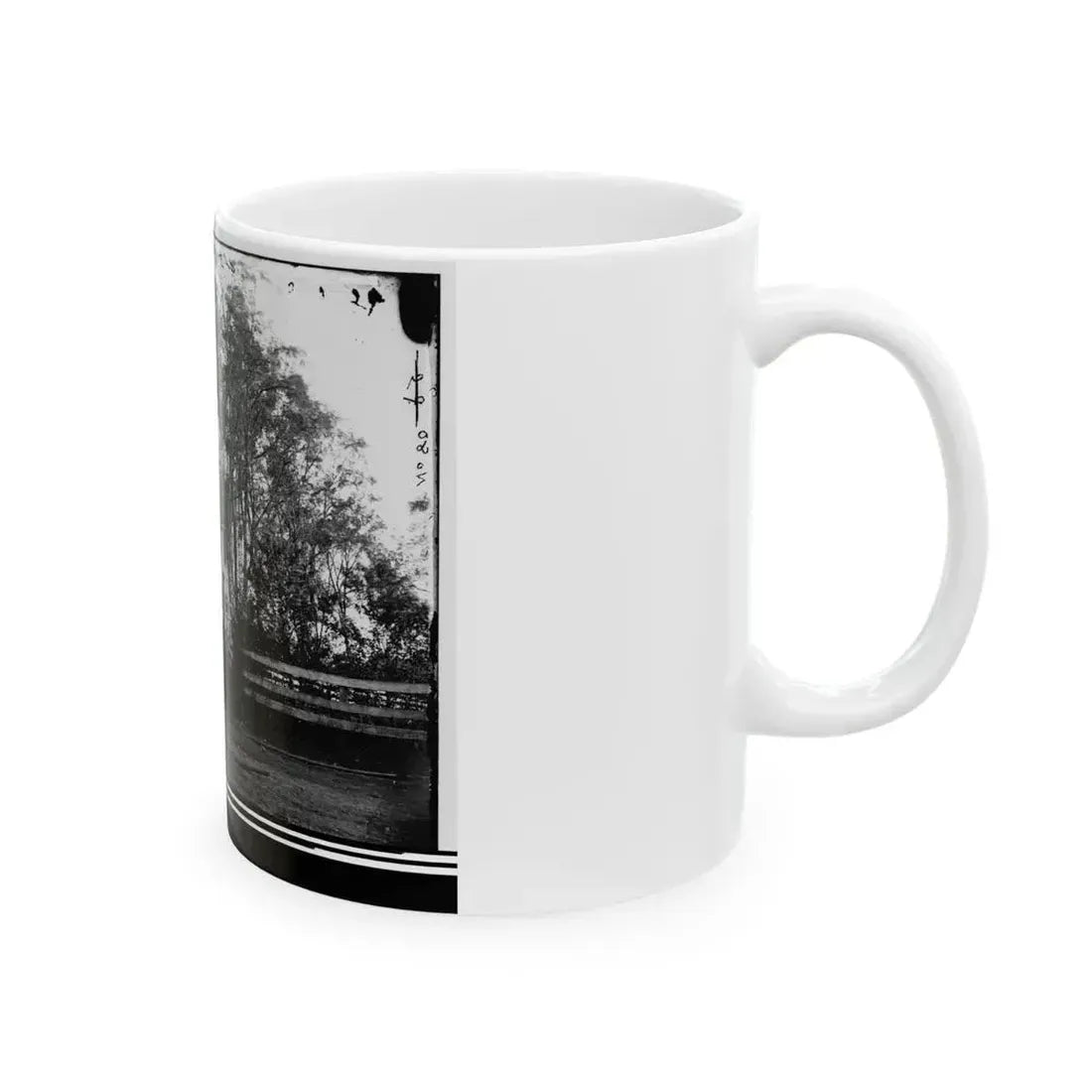 Culpeper, Va. Gen. George G. Meade's Headquarters, Wallack's House (U.S. Civil War) White Coffee Mug - Go Mug Yourself