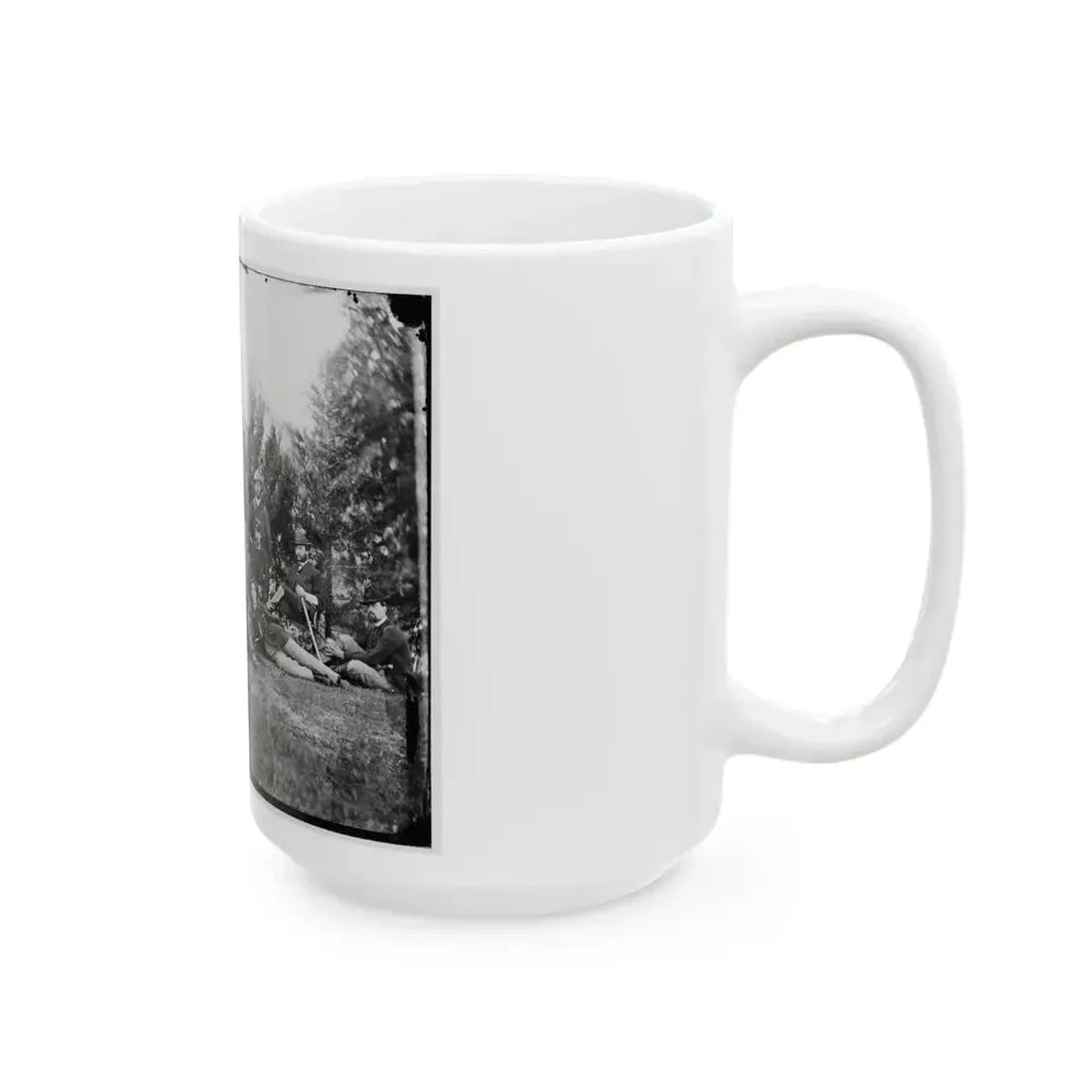 Culpeper, Va. Gen Robert O. Tyler And Staff Of The Artillery Reserve; Another View (U.S. Civil War) White Coffee Mug - Go Mug Yourself