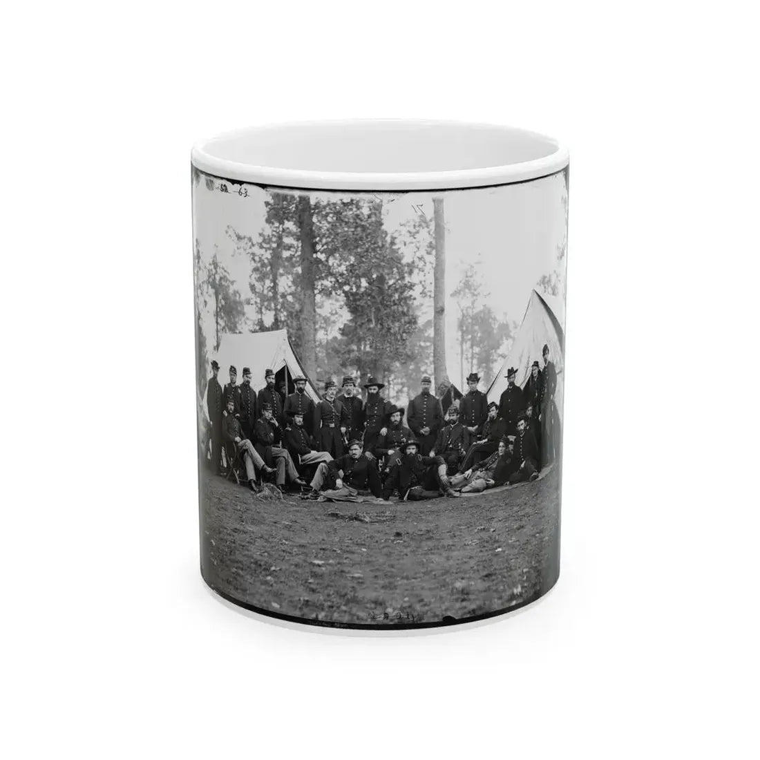 Culpeper, Va. Officers Of The 80th New York Infantry, Provost Guard (U.S. Civil War) White Coffee Mug 11oz - Go Mug Yourself