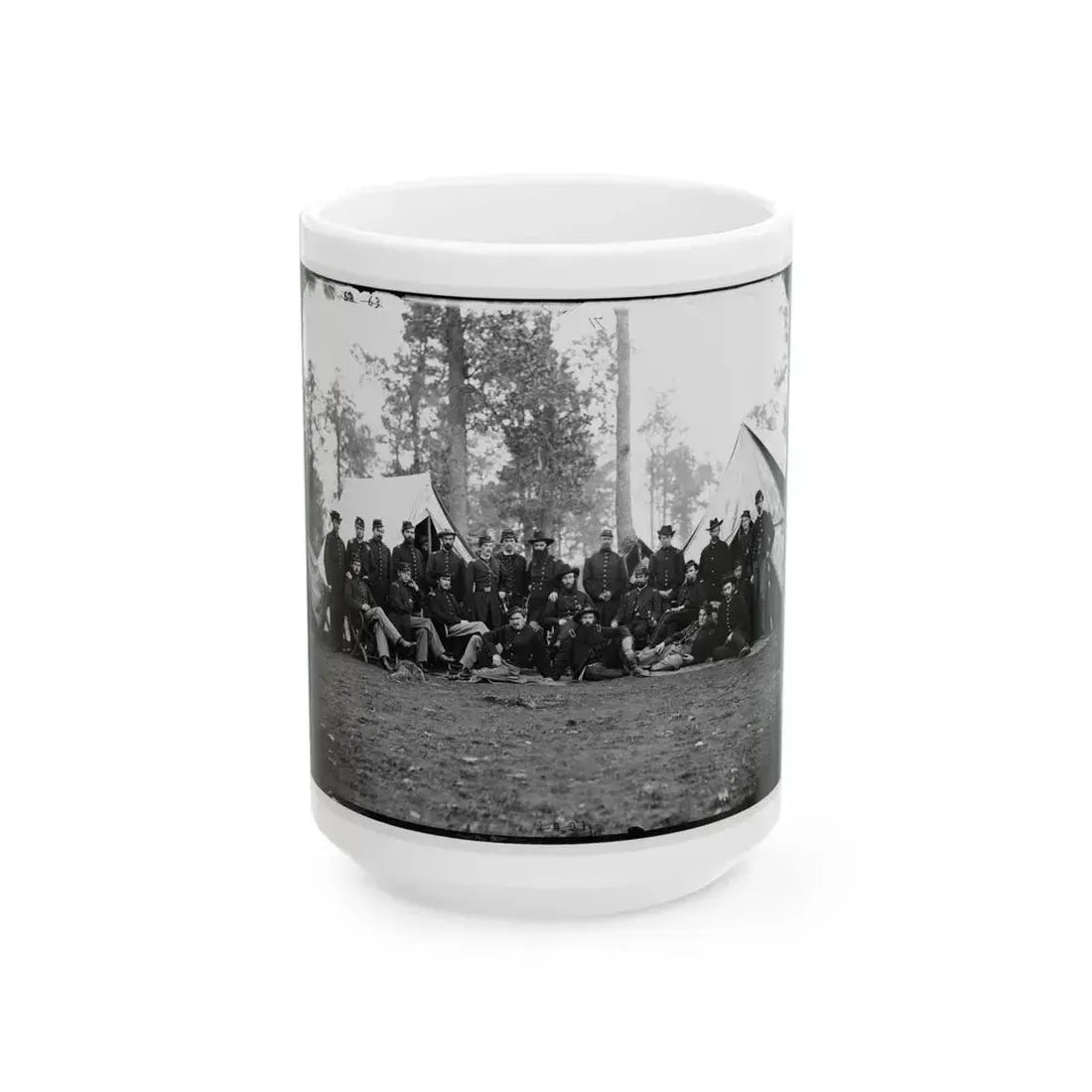 Culpeper, Va. Officers Of The 80th New York Infantry, Provost Guard (U.S. Civil War) White Coffee Mug 15oz - Go Mug Yourself