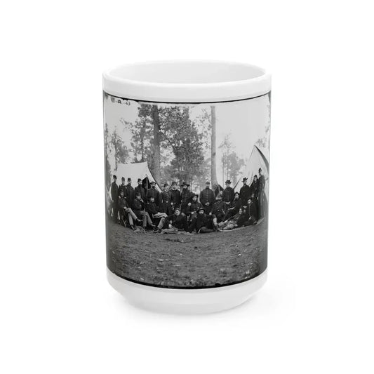 Culpeper, Va. Officers Of The 80th New York Infantry, Provost Guard (U.S. Civil War) White Coffee Mug 15oz - Go Mug Yourself