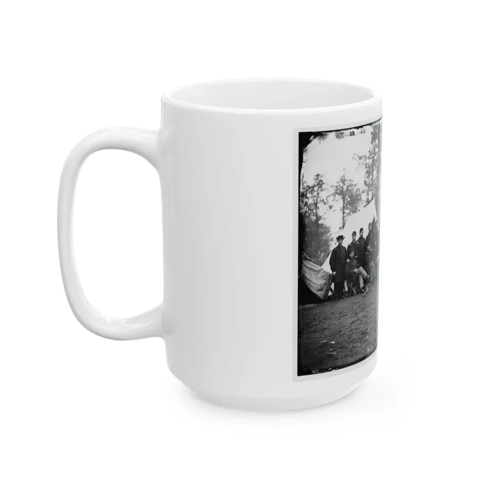 Culpeper, Va. Officers Of The 80th New York Infantry, Provost Guard (U.S. Civil War) White Coffee Mug - Go Mug Yourself