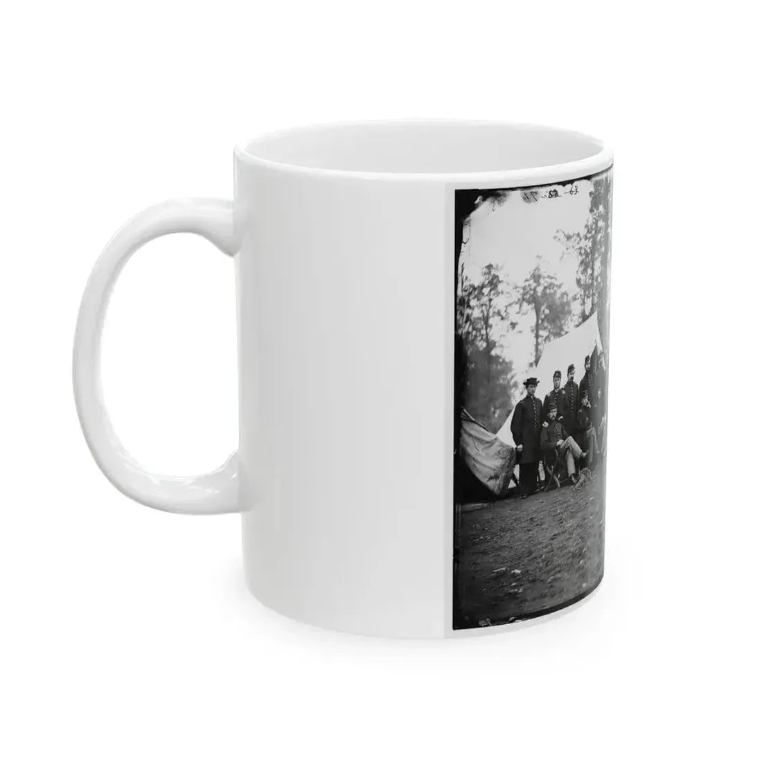 Culpeper, Va. Officers Of The 80th New York Infantry, Provost Guard (U.S. Civil War) White Coffee Mug - Go Mug Yourself
