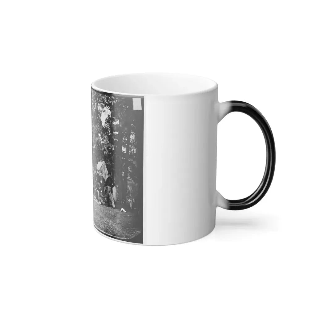 Culpeper, Va. Officers of the U.S. Horse Artillery Brigade Commanded by Capt. James M. Robertson (U.S. Civil War) Color Changing Coffee Mug 11oz - Go Mug Yourself