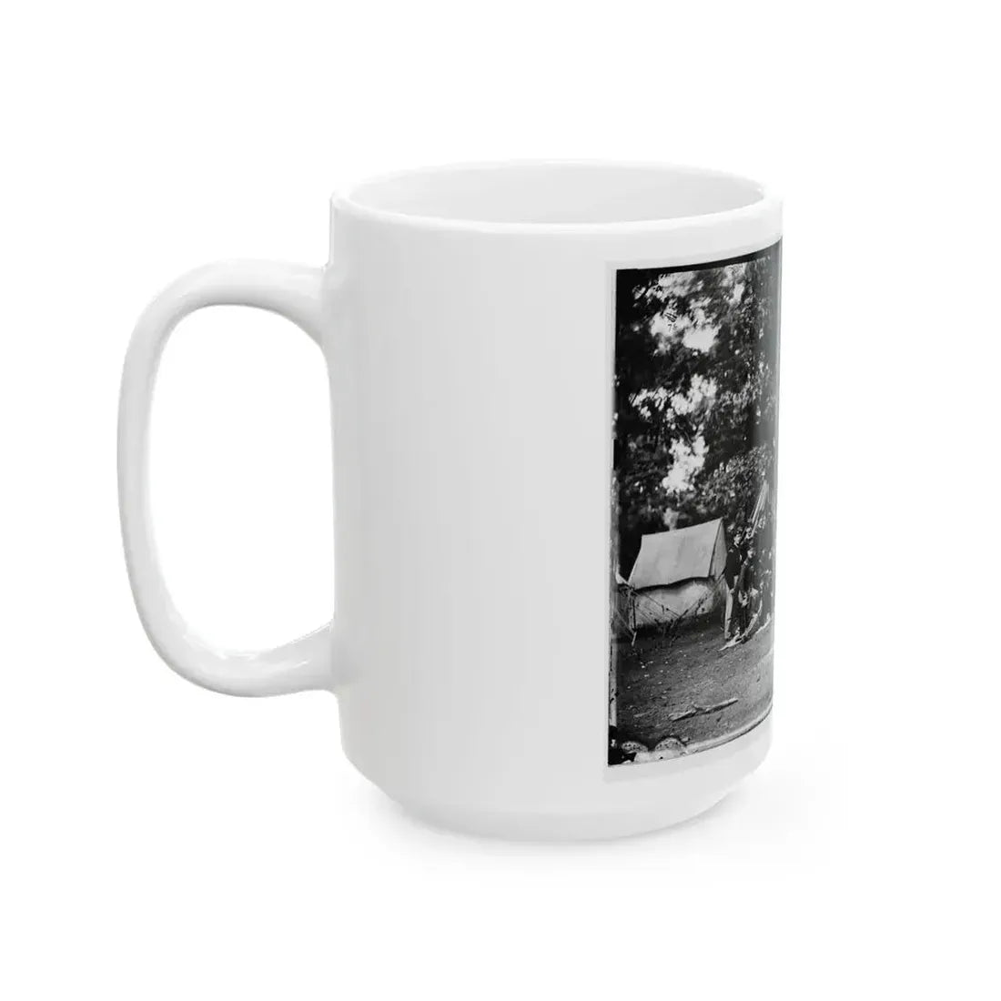 Culpeper, Va. Officers Of The U.S. Horse Artillery Brigade Commanded By Capt. James M. Robertson (U.S. Civil War) White Coffee Mug - Go Mug Yourself