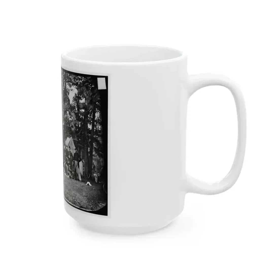 Culpeper, Va. Officers Of The U.S. Horse Artillery Brigade Commanded By Capt. James M. Robertson (U.S. Civil War) White Coffee Mug - Go Mug Yourself