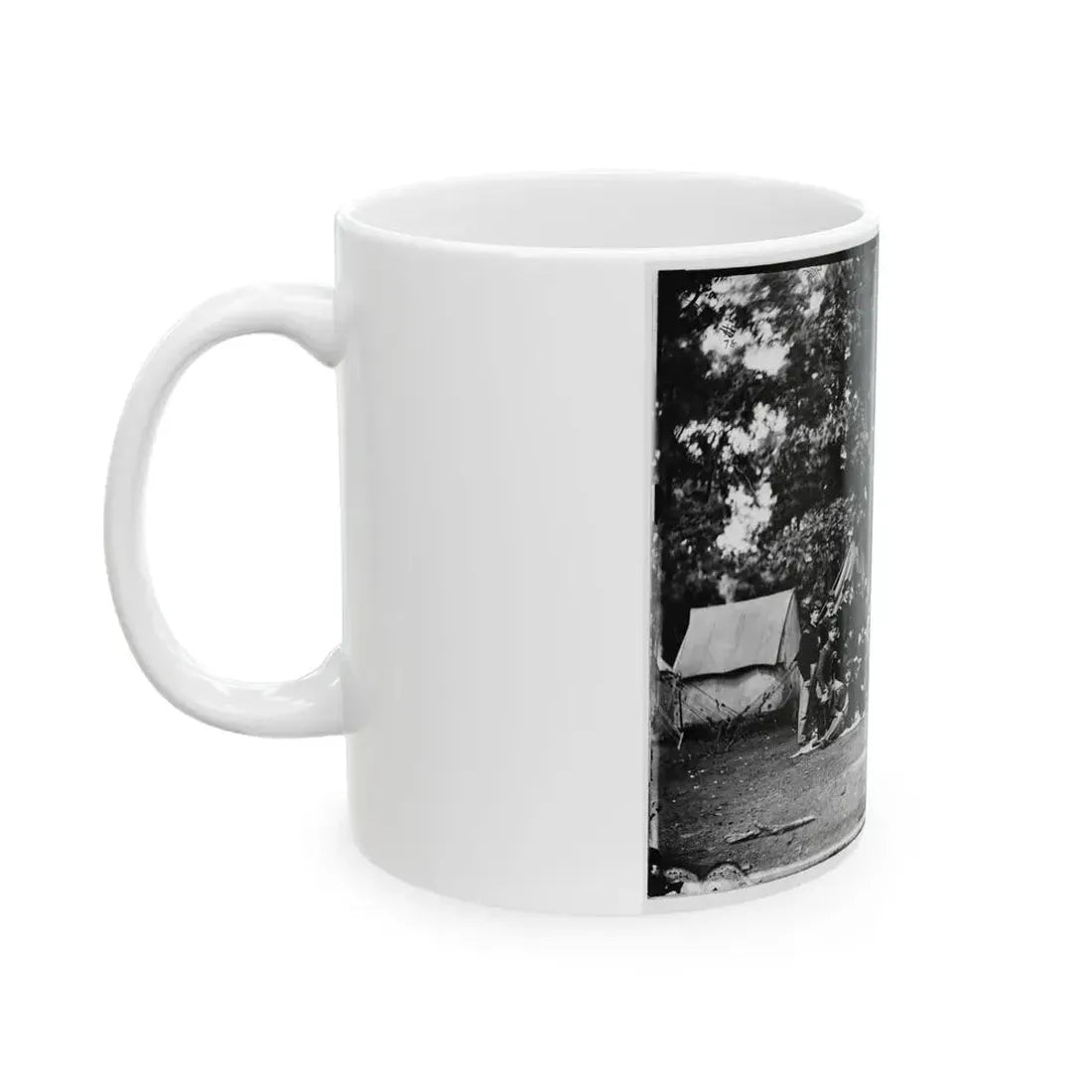 Culpeper, Va. Officers Of The U.S. Horse Artillery Brigade Commanded By Capt. James M. Robertson (U.S. Civil War) White Coffee Mug - Go Mug Yourself