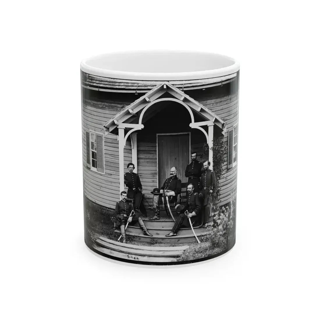 Culpeper, Va. Provost Marshal General Marsena R. Patrick And Staff (U.S. Civil War) White Coffee Mug 11oz - Go Mug Yourself