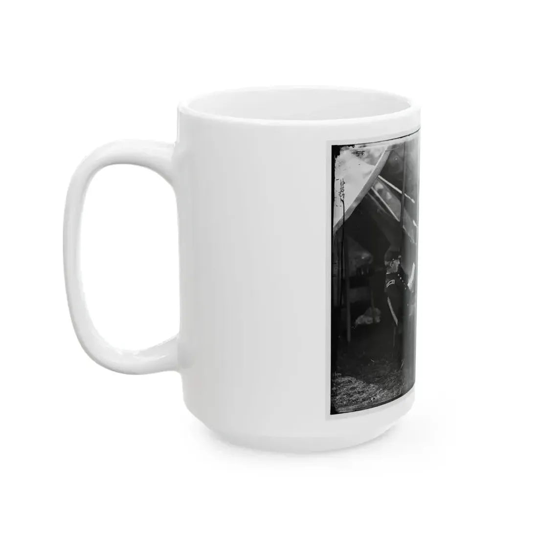 Culpeper, Virginia. Group Of Officers. Capt. Pierce, Capt. Page, Capt. Howell, Lt. Kelly. Headquarters, Army Of The Potomac (U.S. Civil War) White Coffee Mug - Go Mug Yourself