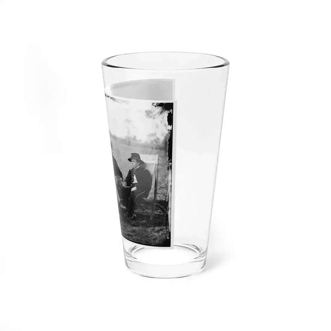 Culpeper, Virginia. Group Of Officers, Headquarters, Army Of The Potomac(2) (U.S. Civil War) Pint Glass 16oz - Go Mug Yourself