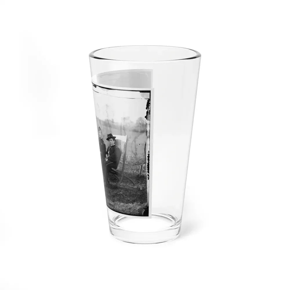 Culpeper, Virginia. Group Of Officers, Headquarters, Army Of The Potomac (U.S. Civil War) Pint Glass 16oz - Go Mug Yourself