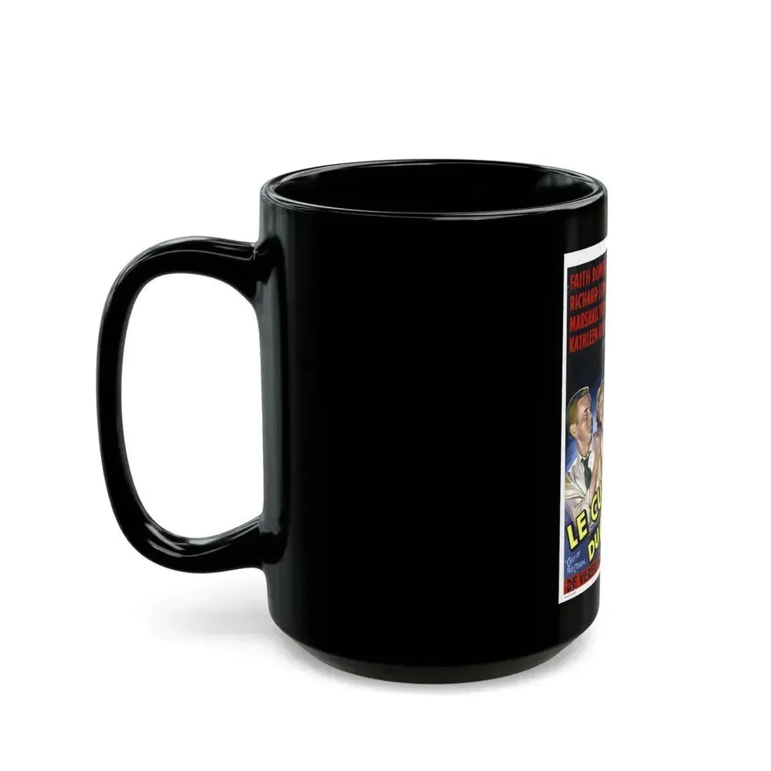 CULT OF THE COBRA (BELGIAN) 1955 Movie Poster - Black Coffee Mug - Go Mug Yourself