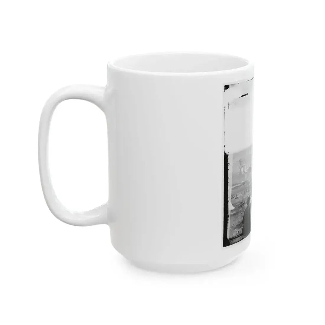 Cumberland Landing, Va. Federal Encampment On Pamunkey River, Va.; Another View (U.S. Civil War) White Coffee Mug - Go Mug Yourself