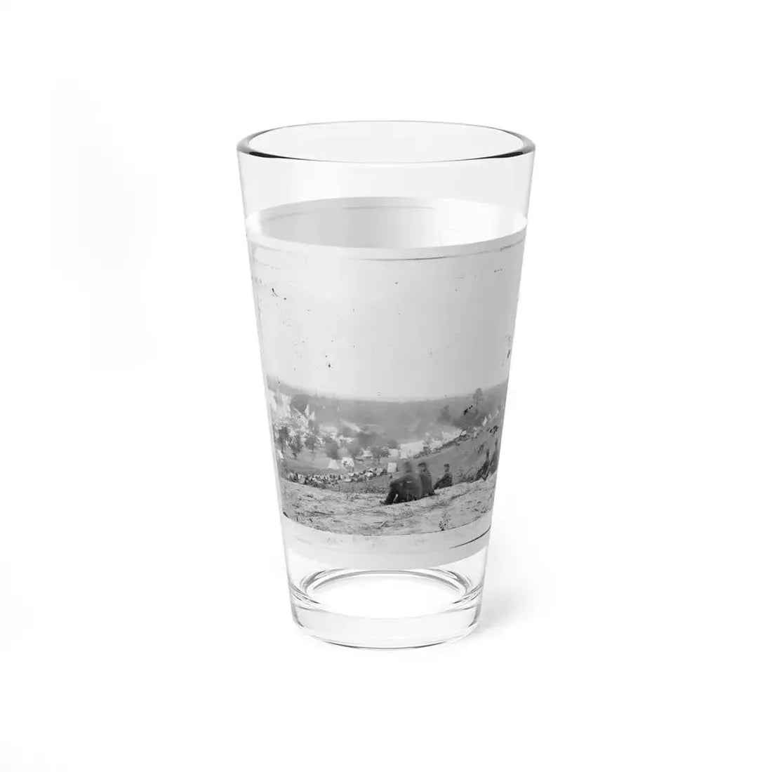 Cumberland Landing, Va. Federal Encampment On Pamunkey River, Va. (U.S. Civil War) Pint Glass 16oz - Go Mug Yourself