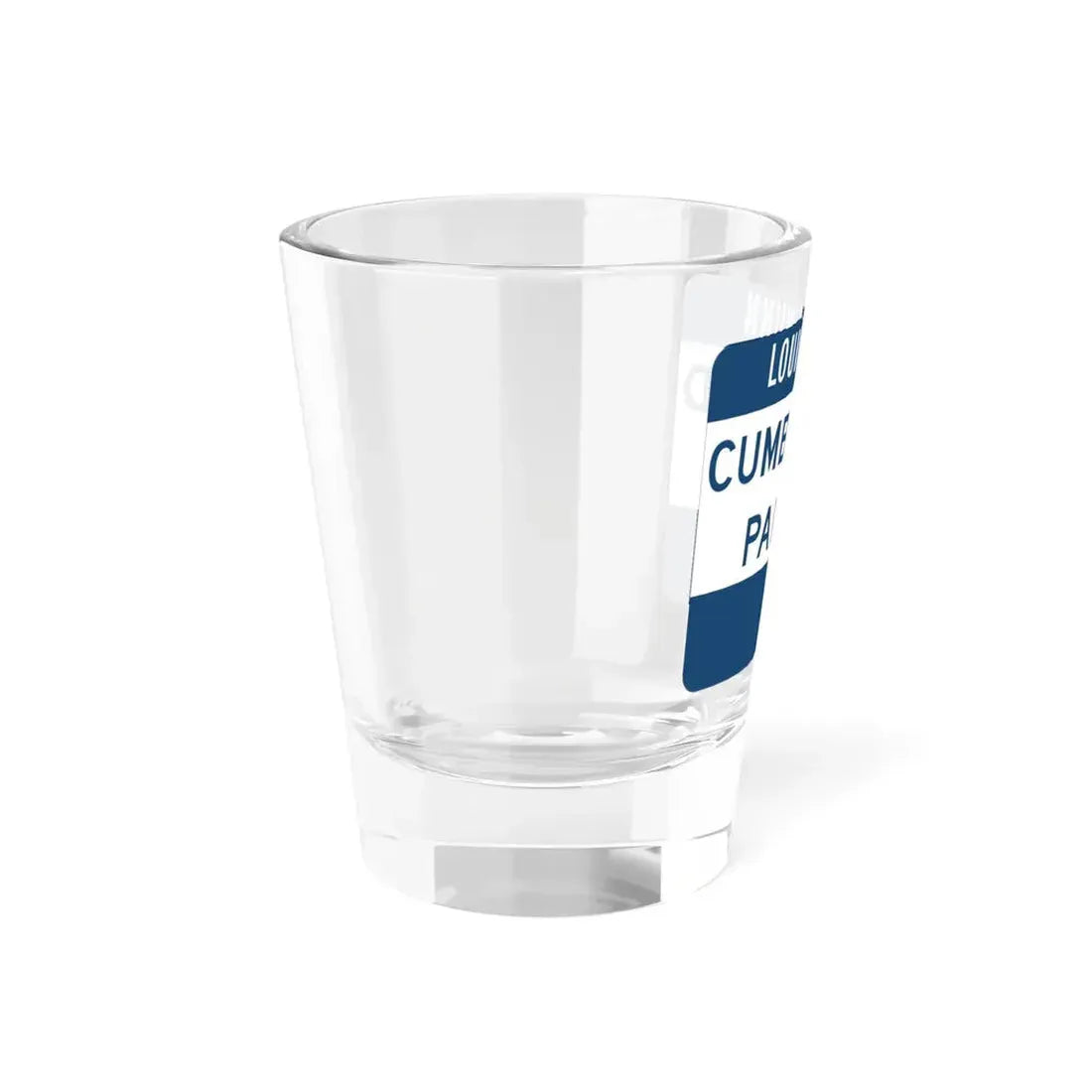Cumberland Parkway (Kentucky) (Road Sign) Shot Glass 1.5oz - Go Mug Yourself