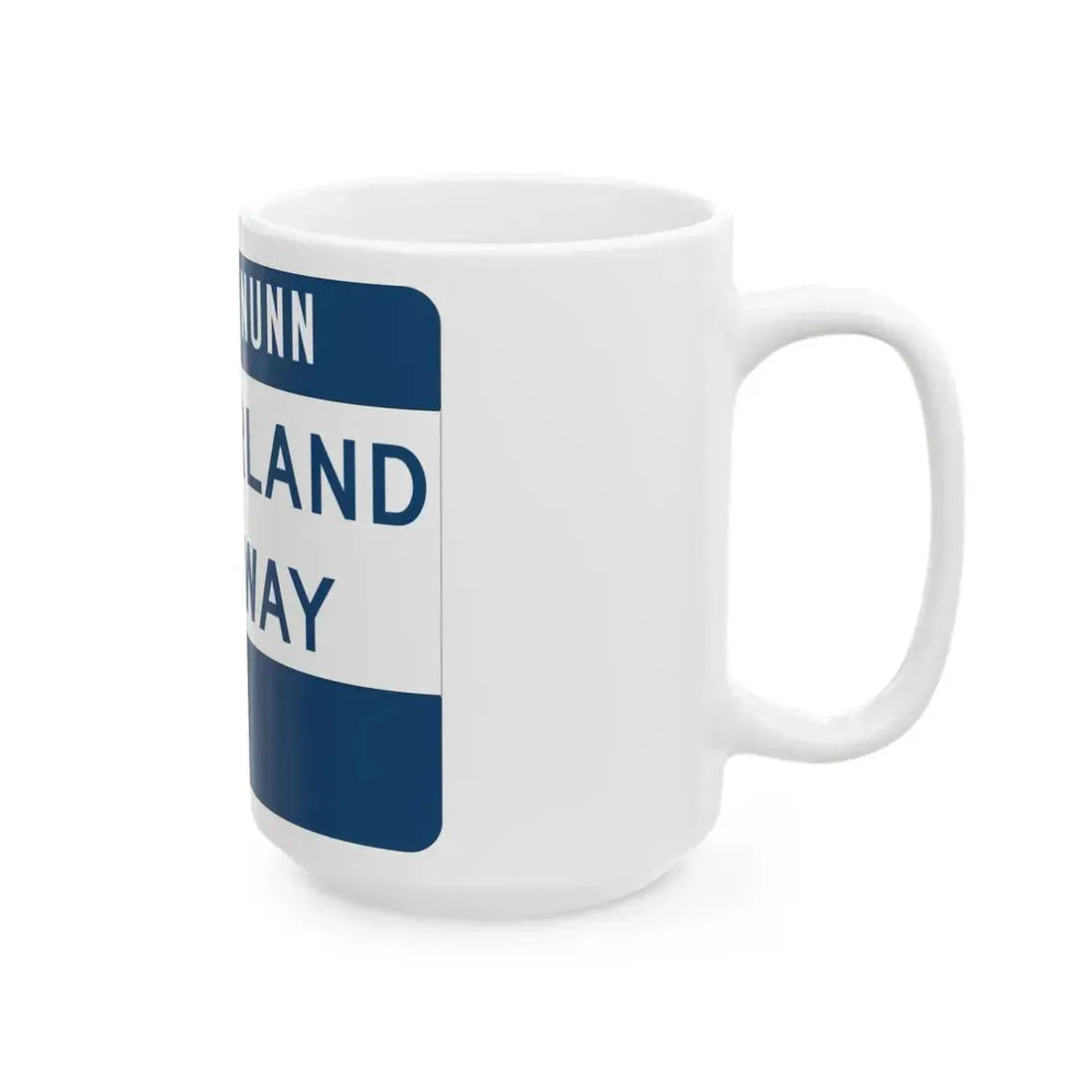 Cumberland Parkway (Kentucky) (Road Sign) White Coffee Mug - Go Mug Yourself