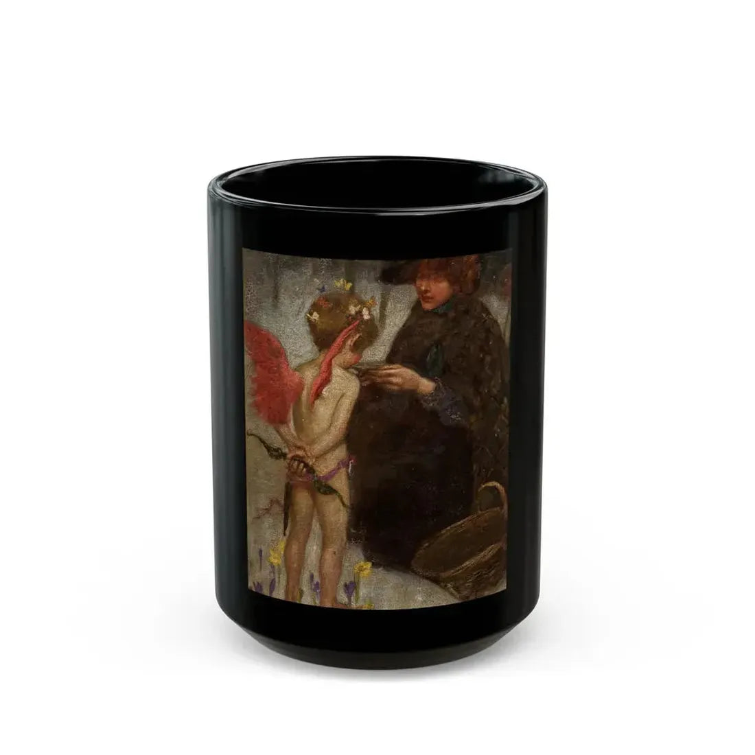 Cupid - Black Coffee Mug 15oz - Go Mug Yourself